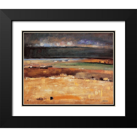 Stormy Day Black Modern Wood Framed Art Print with Double Matting by Izquierdo, Santiago