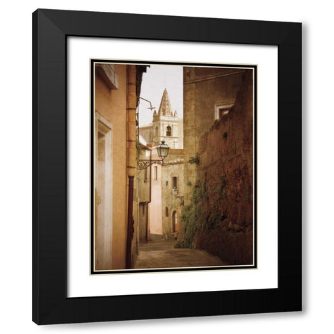 Forza DArgo Alleyway I Black Modern Wood Framed Art Print with Double Matting by Jacks, Heather