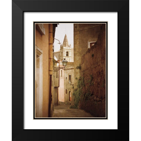 Forza DArgo Alleyway I Black Modern Wood Framed Art Print with Double Matting by Jacks, Heather