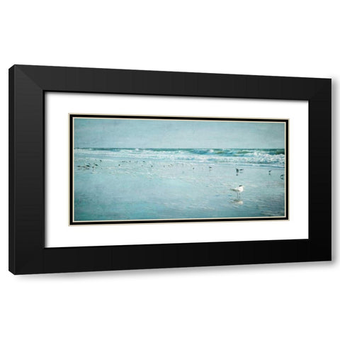 Coastal Breeze Black Modern Wood Framed Art Print with Double Matting by Jacks, Heather