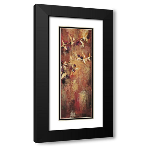 Sienna Berries II Black Modern Wood Framed Art Print with Double Matting by Jardine, Liz