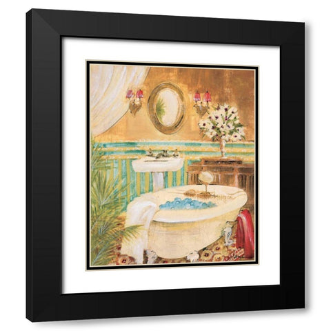 Hidden Oasis III Black Modern Wood Framed Art Print with Double Matting by Jardine, Liz