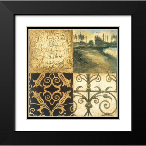 Letters from Home II Black Modern Wood Framed Art Print with Double Matting by Jardine, Liz