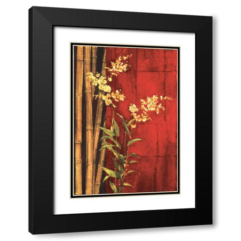 Zen Contemporary Black Modern Wood Framed Art Print with Double Matting by Jardine, Liz