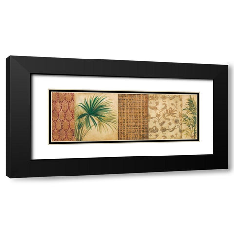 Palm Song I Black Modern Wood Framed Art Print with Double Matting by Jardine, Liz
