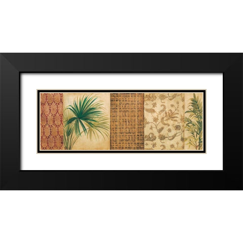 Palm Song I Black Modern Wood Framed Art Print with Double Matting by Jardine, Liz