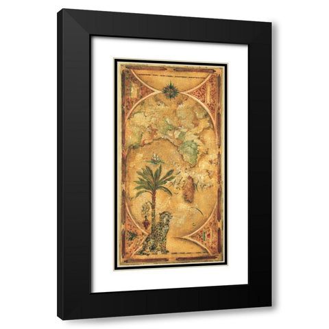 East Indies Black Modern Wood Framed Art Print with Double Matting by Jardine, Liz