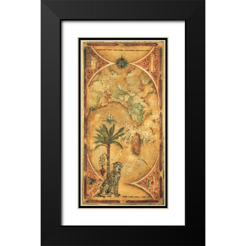 East Indies Black Modern Wood Framed Art Print with Double Matting by Jardine, Liz