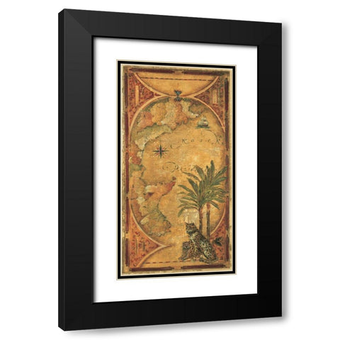 West Indies Black Modern Wood Framed Art Print with Double Matting by Jardine, Liz