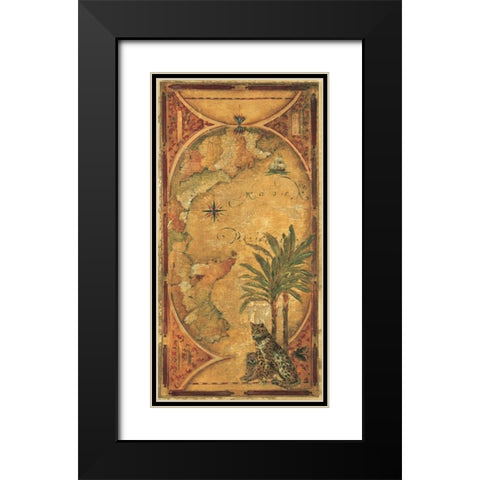 West Indies Black Modern Wood Framed Art Print with Double Matting by Jardine, Liz