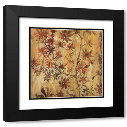 Tropical Nights Black Modern Wood Framed Art Print with Double Matting by Jardine, Liz