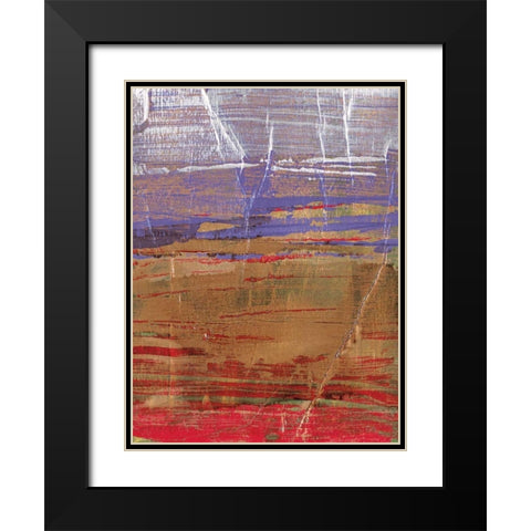 Ablaze I Black Modern Wood Framed Art Print with Double Matting by Jardine, Liz