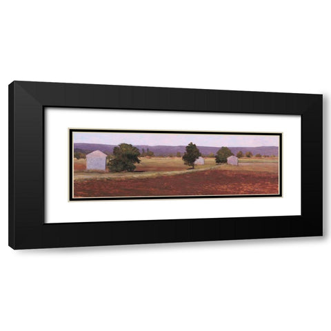 Tarascon Black Modern Wood Framed Art Print with Double Matting by Lovelace, Kent