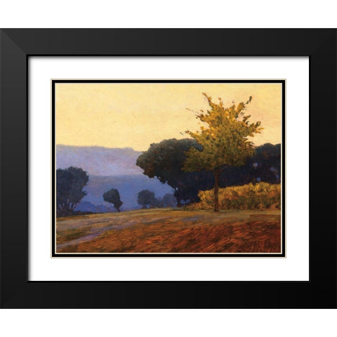 Meadow Black Modern Wood Framed Art Print with Double Matting by Lovelace, Kent