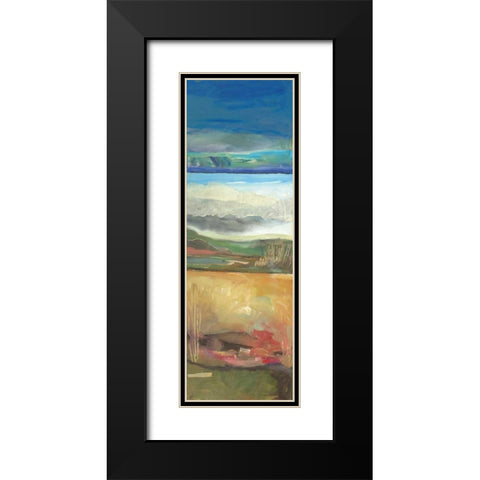 Nantucket Vistas I Black Modern Wood Framed Art Print with Double Matting by Lenker, Marlene