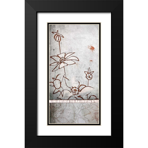 Touch of Spring I Black Modern Wood Framed Art Print with Double Matting by Lacie, Robert