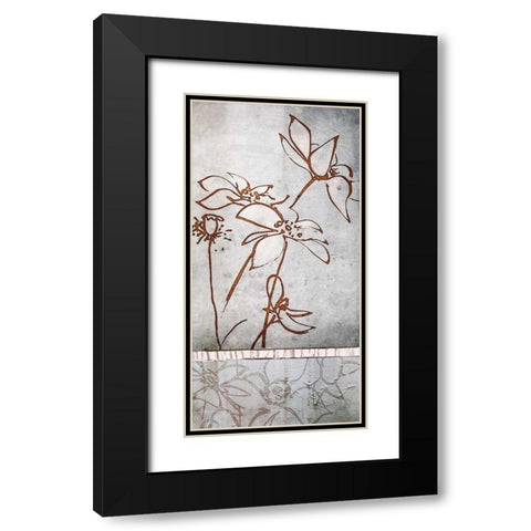 Touch of Spring II Black Modern Wood Framed Art Print with Double Matting by Lacie, Robert