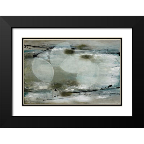 Seastrand Black Modern Wood Framed Art Print with Double Matting by McAlpine, Heather