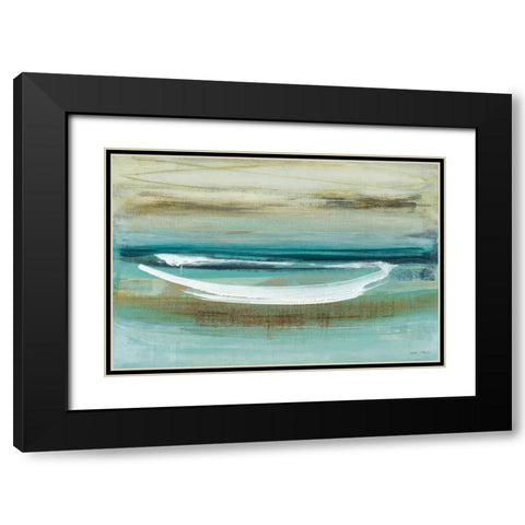 Canoe II Black Modern Wood Framed Art Print with Double Matting by McAlpine, Heather