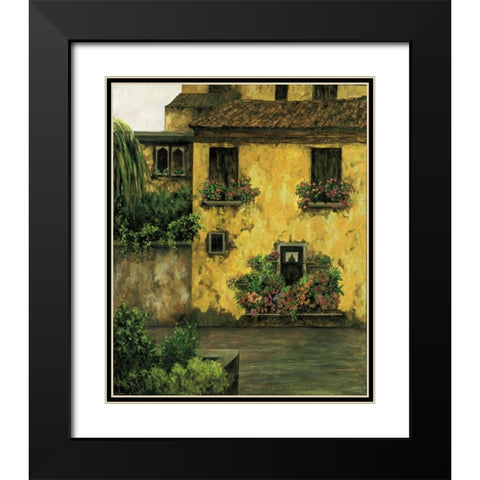 Summer Villa Black Modern Wood Framed Art Print with Double Matting by Masdeu, Montserrat