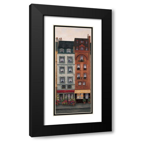 La Floristeria I Black Modern Wood Framed Art Print with Double Matting by Masdeu, Montserrat