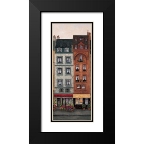 La Floristeria I Black Modern Wood Framed Art Print with Double Matting by Masdeu, Montserrat