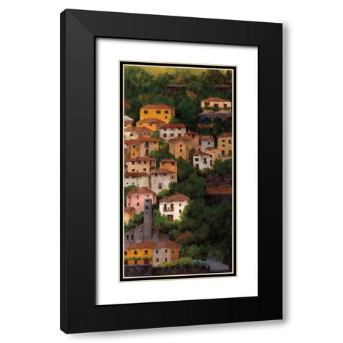 Lago di Como II Black Modern Wood Framed Art Print with Double Matting by Masdeu, Montserrat