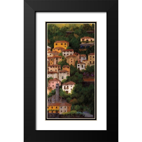 Lago di Como II Black Modern Wood Framed Art Print with Double Matting by Masdeu, Montserrat
