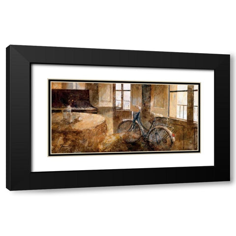 Interior Black Modern Wood Framed Art Print with Double Matting by Martin, Noemi