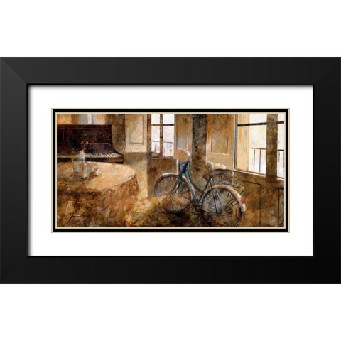 Interior Black Modern Wood Framed Art Print with Double Matting by Martin, Noemi