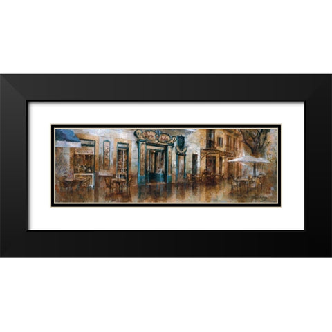 Forn des Teatre Black Modern Wood Framed Art Print with Double Matting by Martin, Noemi