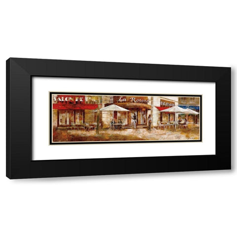 La Rotonde Black Modern Wood Framed Art Print with Double Matting by Martin, Noemi