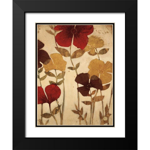 After the Rain II Black Modern Wood Framed Art Print with Double Matting by MAJA