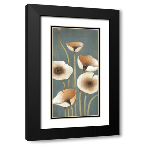 Buttercup I Black Modern Wood Framed Art Print with Double Matting by MAJA