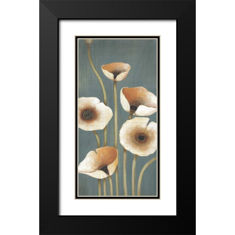 Buttercup I Black Modern Wood Framed Art Print with Double Matting by MAJA