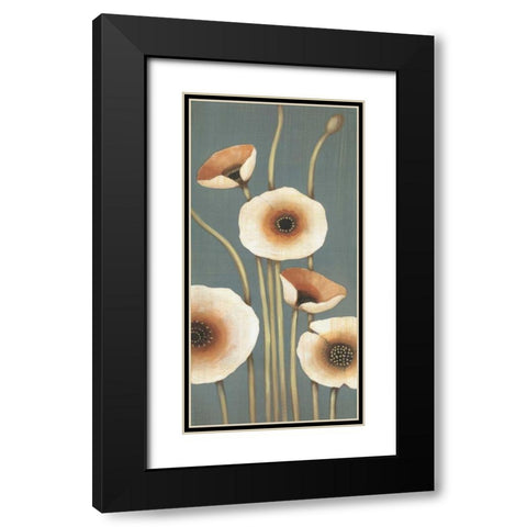 Buttercup II Black Modern Wood Framed Art Print with Double Matting by MAJA
