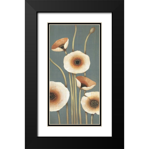 Buttercup II Black Modern Wood Framed Art Print with Double Matting by MAJA