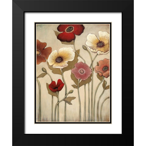 Summer Day Black Modern Wood Framed Art Print with Double Matting by MAJA