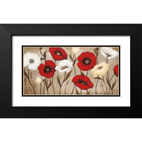 Collective Black Modern Wood Framed Art Print with Double Matting by MAJA
