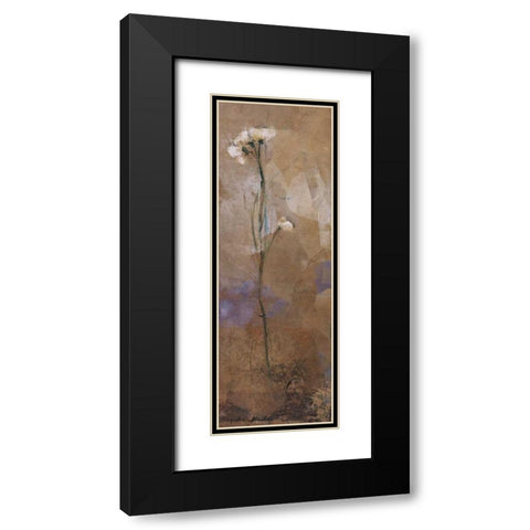 Flowers of June Series II Black Modern Wood Framed Art Print with Double Matting by Nicolau, Miquela