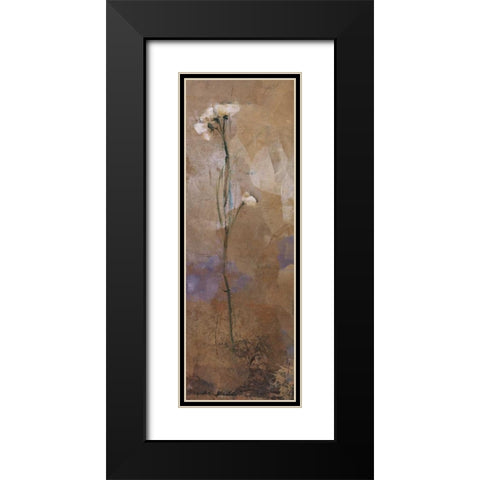 Flowers of June Series II Black Modern Wood Framed Art Print with Double Matting by Nicolau, Miquela