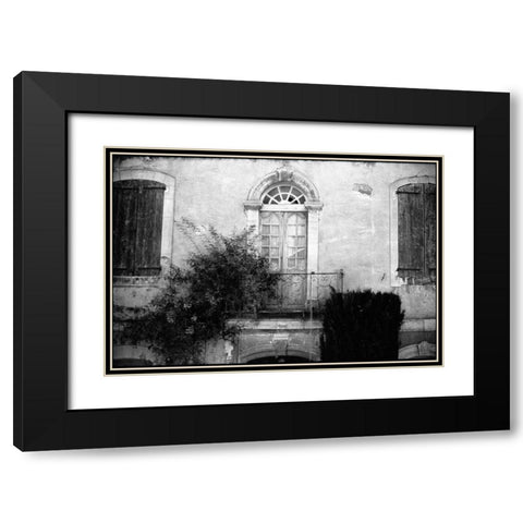 Provence Black Modern Wood Framed Art Print with Double Matting by OMara, James