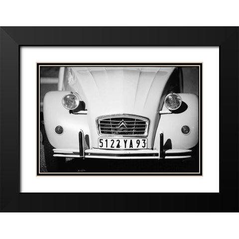 Provence Black Modern Wood Framed Art Print with Double Matting by OMara, James