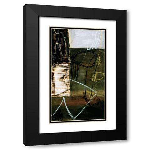 Void II Black Modern Wood Framed Art Print with Double Matting by Owen, Wayde