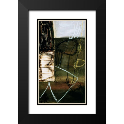 Void II Black Modern Wood Framed Art Print with Double Matting by Owen, Wayde