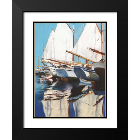 Transoms Black Modern Wood Framed Art Print with Double Matting by Parent, Joanne