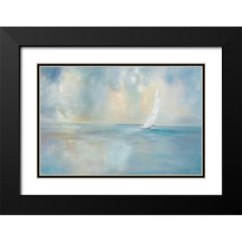 Heading Out Black Modern Wood Framed Art Print with Double Matting by Parent, Joanne