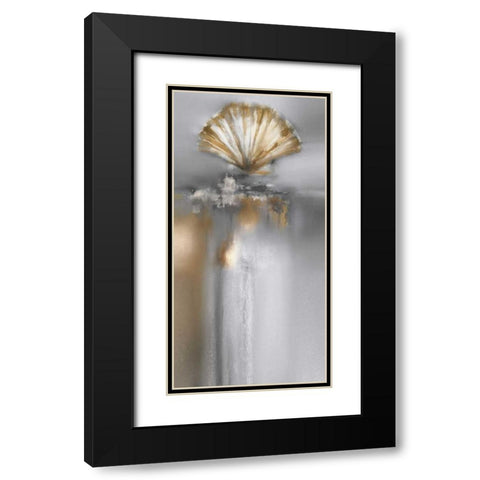 Silver and Gold Treasures I Black Modern Wood Framed Art Print with Double Matting by Prior, J.P.