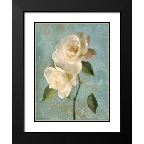 Purity II Black Modern Wood Framed Art Print with Double Matting by Pahl, Janel
