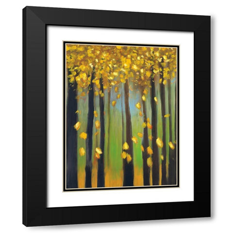 Colors of Fall I Black Modern Wood Framed Art Print with Double Matting by Pulliam, Mark